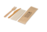 Besteckset aus Holz gewachst