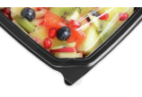 Salatschale aus PET Octaview mit Deckel