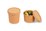 Membrandeckel aus Karton zu Suppenbecher