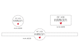 Etiketten mit dem Motiv «mit Liebe verpackt» finden Sie in unserem Web-Shop in 3 Ausführungen – zum Verzieren und Verschliessen