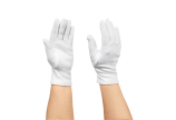 Baumwollhandschuh TRIKOT, weiss