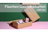 Flaschen-Geschenkkarton FOR YOU