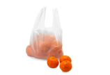 Hemdchentragetasche 180×120×380 mm, unbedruckt, weiss, 10 µm, geblockt HDPE