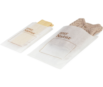 Papierfaltenbeutel «nur Natur»