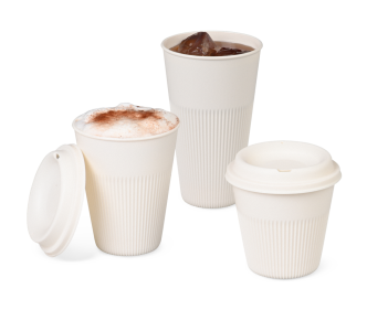 Mehrweg-Becher & Deckel RIPPLE