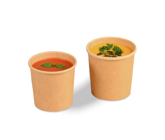 Suppenbecher to-go braun