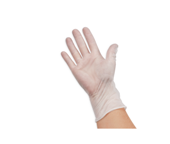 Vinyl-Handschuhe transparent
