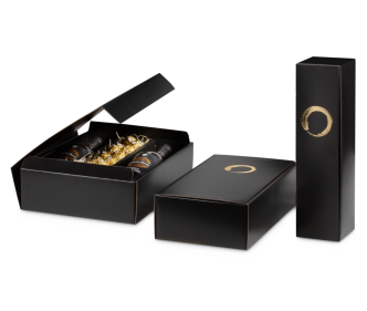 Flaschen-Geschenkkarton MODERN ART