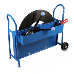 Abrollwagen für Stahlband
