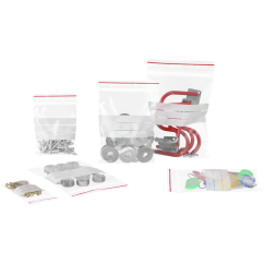 Druckverschlussbeutel MECAFERM® 50 µm mit Beschriftungsfeldern