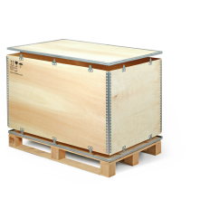 Paletten-Container aus Sperrholz