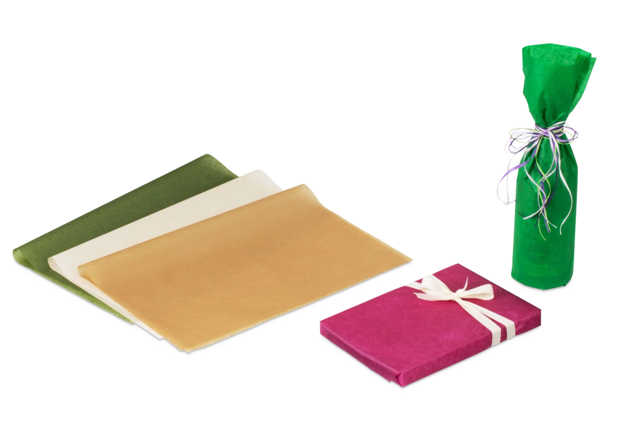 Geschenk- & Flaschenwickelpapier farbig