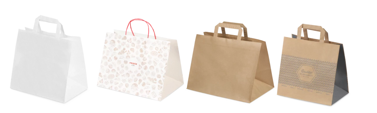 Tragetasche mit breitem Boden