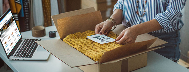 Gratis-Musterpaket für den Onlinehandel