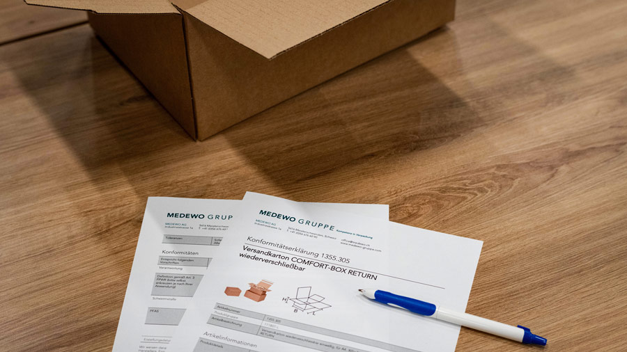 Konformit&auml;tserkl&auml;rung von MEDEWO