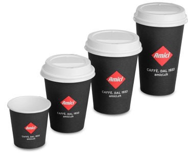 Bedruckter Becher für Lebensmittelproben