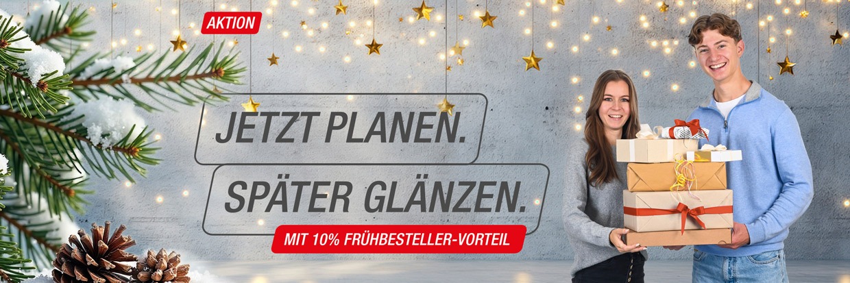 Banner zur Weihnachtsaktion von MEDEWO