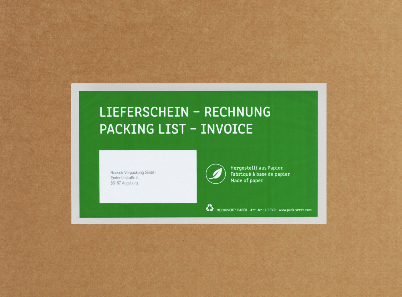 C6/5 grün mit Fenster links – im Spenderkarton Art.-Nr. 119.741