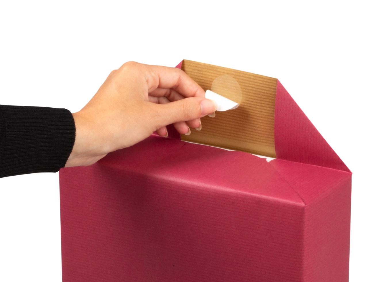 verschließt auch Geschenke schnell und unsichtbar 