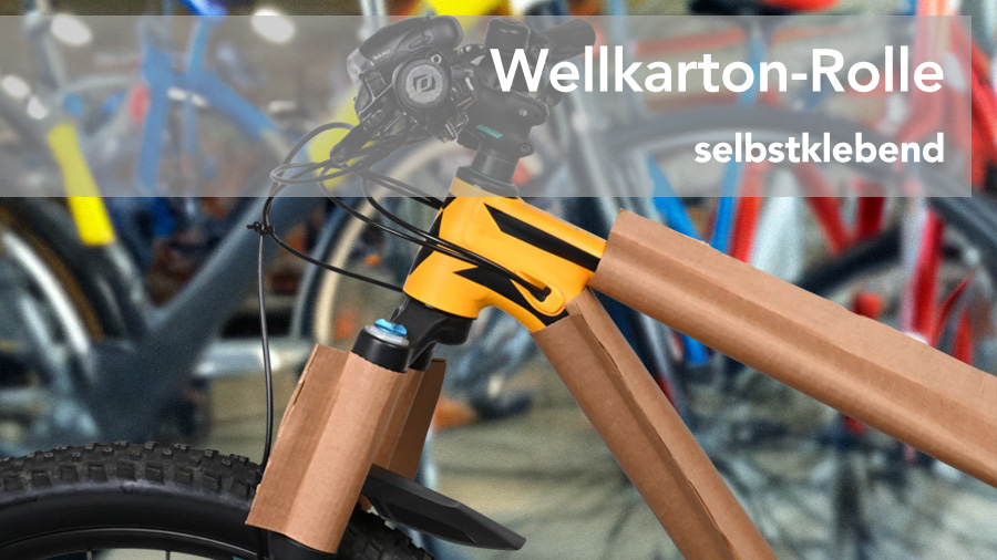 Rollenwellpappe selbstklebend