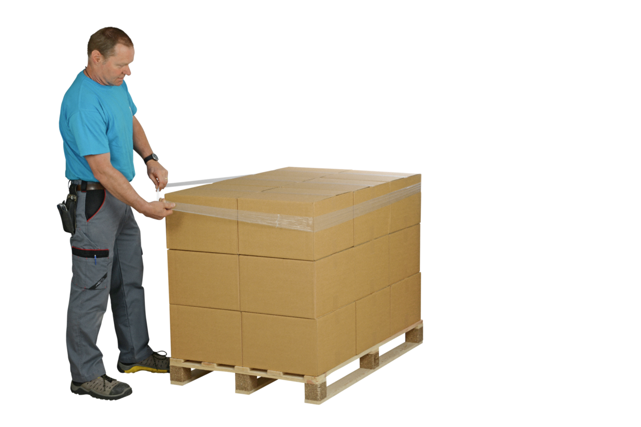 kann einfach über Ihr Packgut gestreift werden