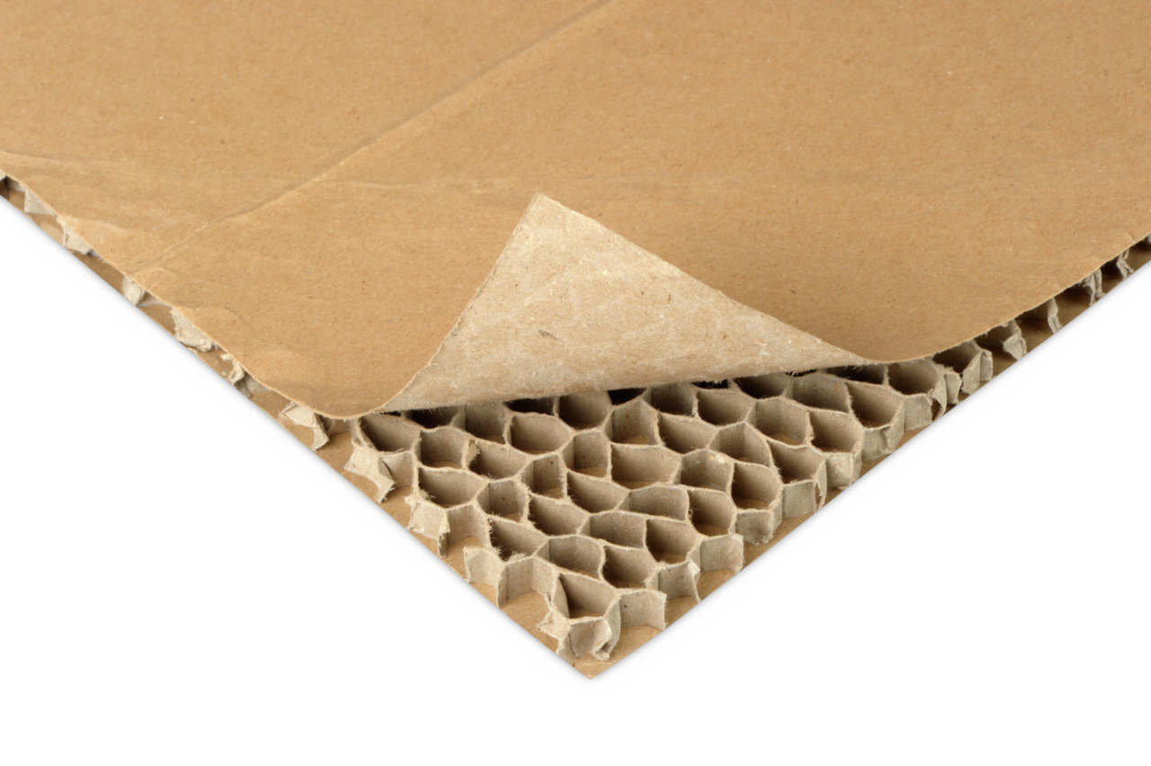 optimaler Schutz von Ecken und Kanten dank wabenförmiger Papierfüllung 