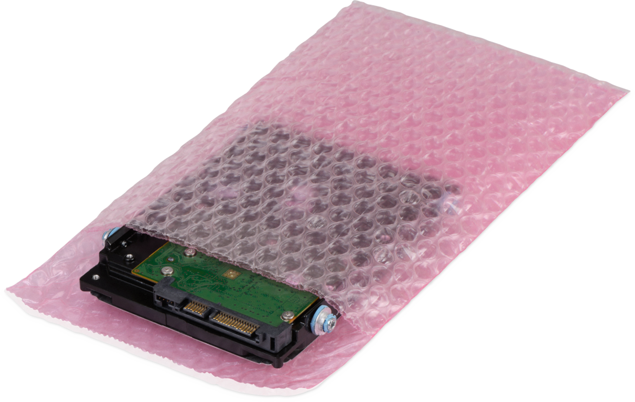 Luftpolsterbeutel ANTISTATIC rosa