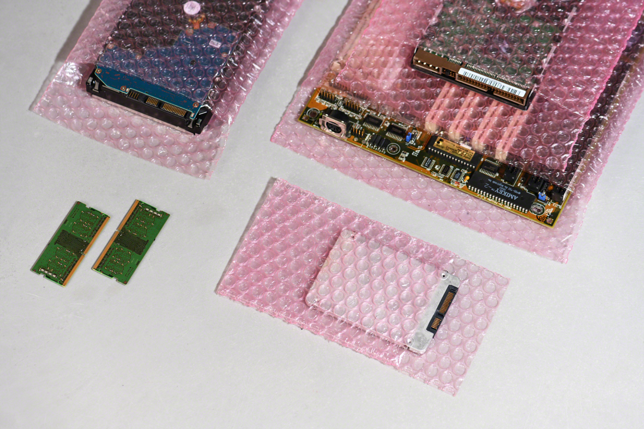 Luftpolsterbeutel ANTISTATIC rosa
