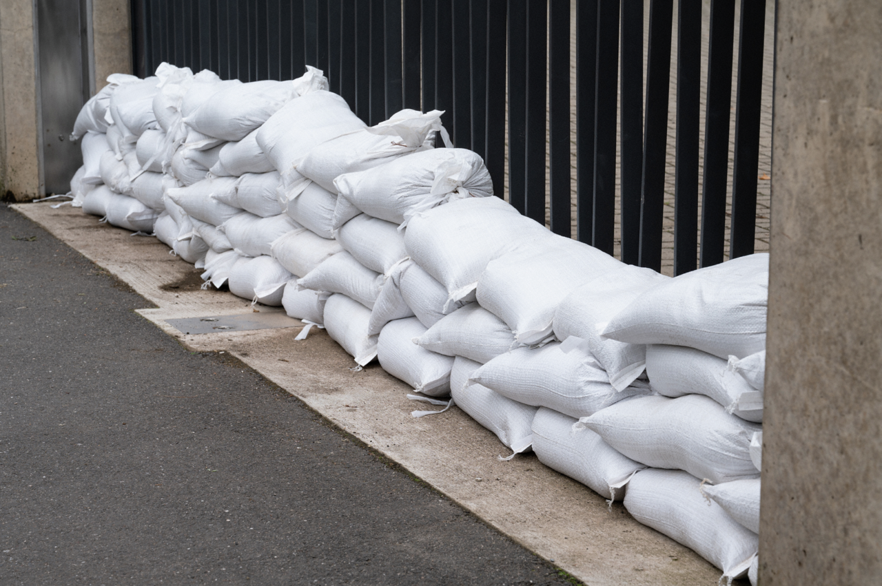 Hochwasser Sandsack
