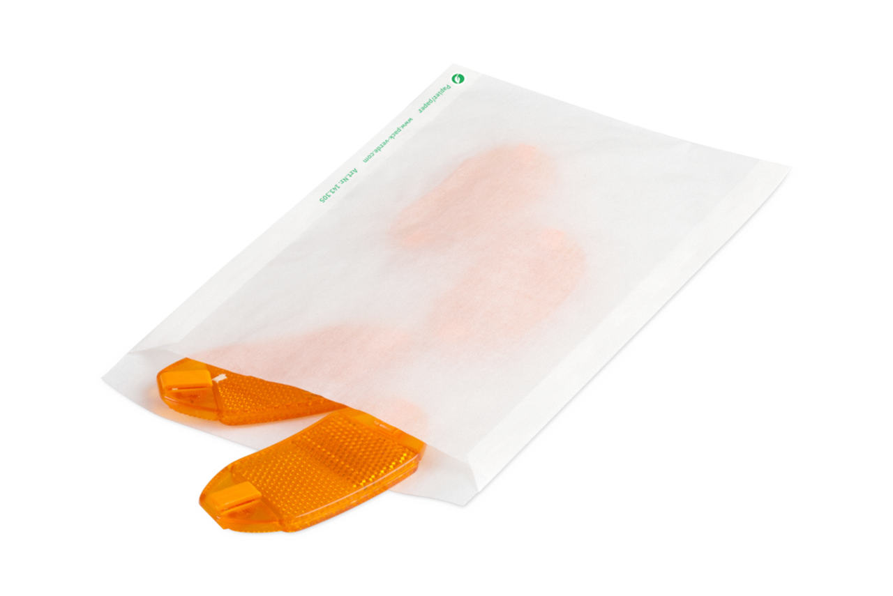 Flachbeutel aus Pergaminpapier