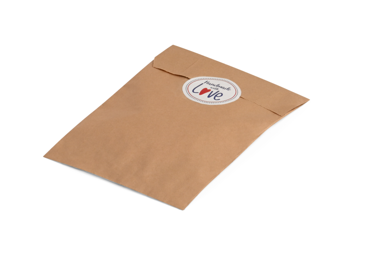 Flachbeutel aus Kraftpapier