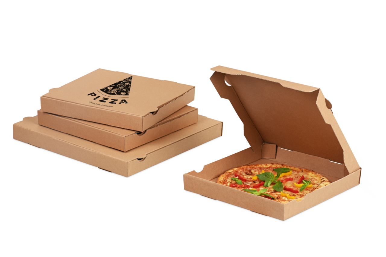 Pizza-Karton «fresh & delicious»