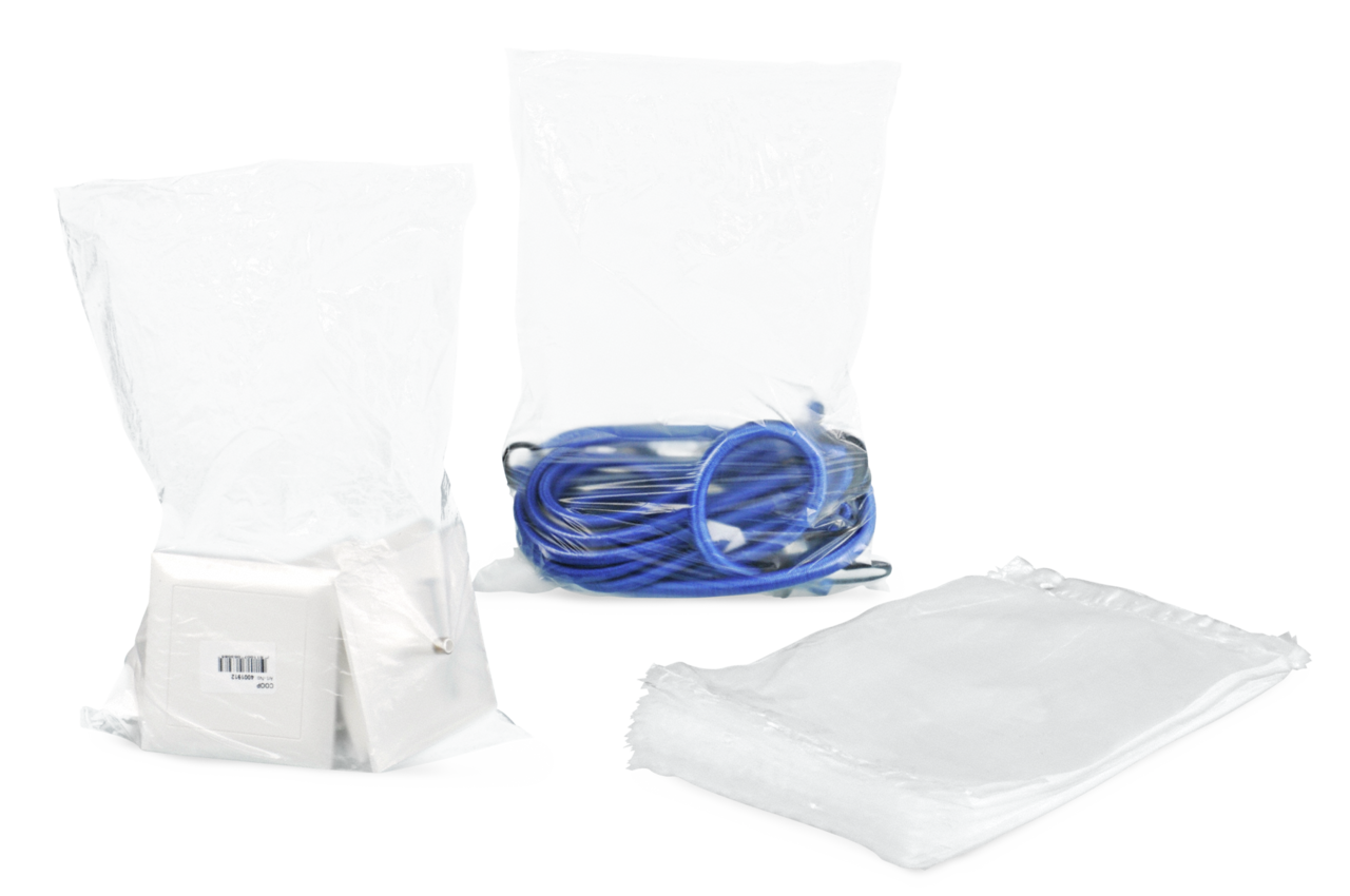 Flachbeutel aus HDPE geblockt
