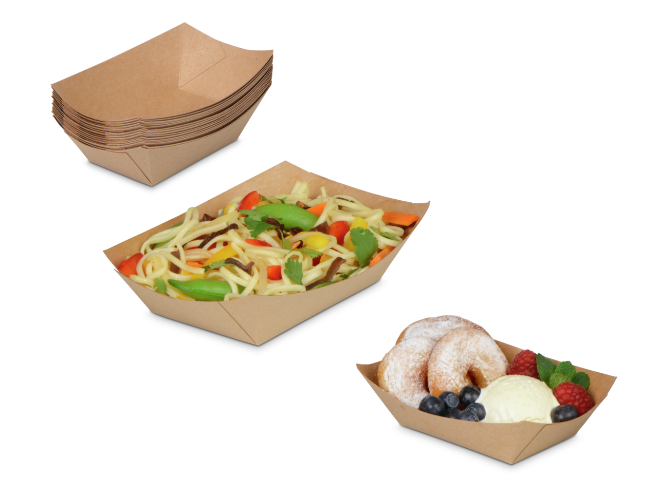 Snack-Schale braun