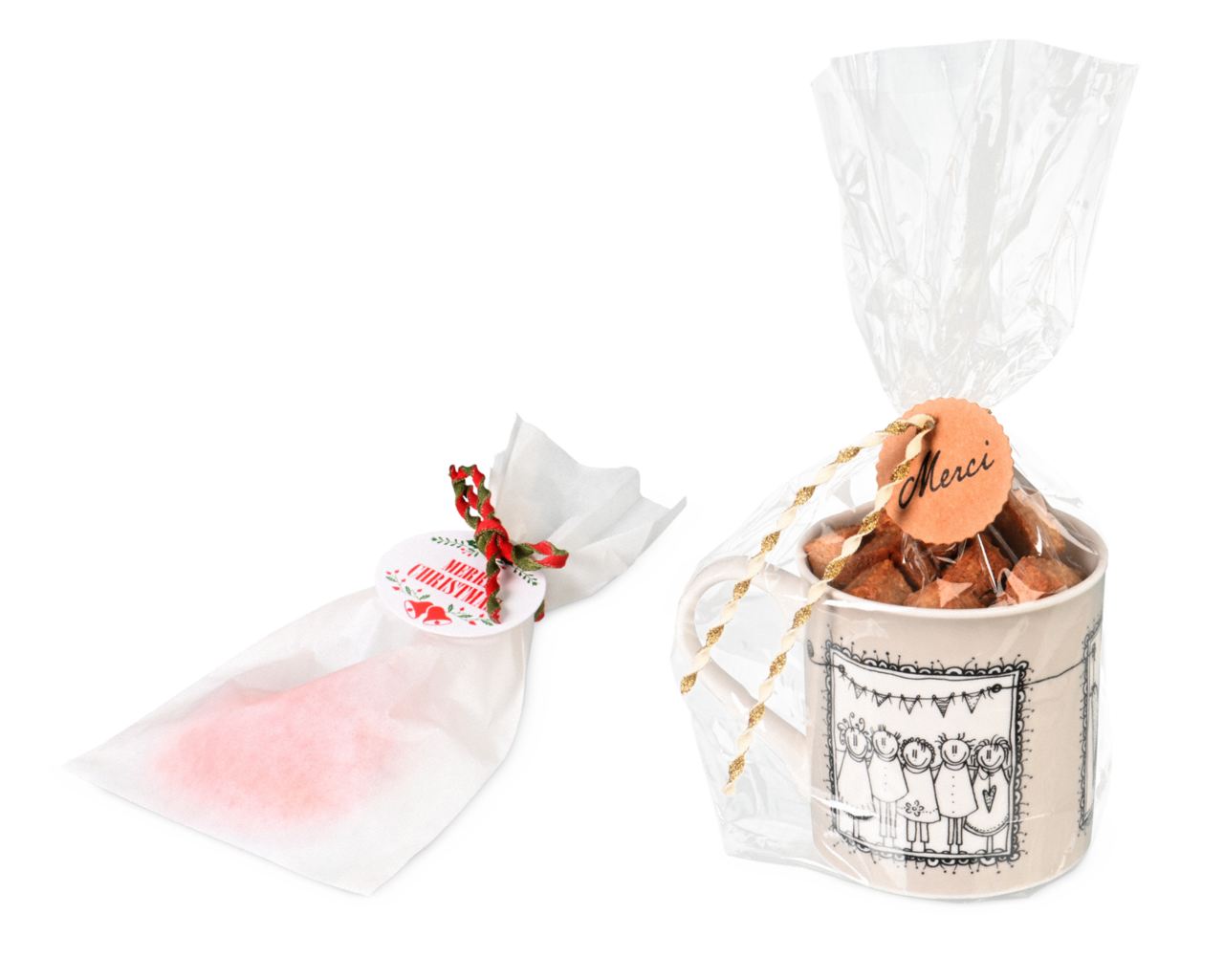 Geschenk- & Produktanhänger mit Verschluss-Kordel