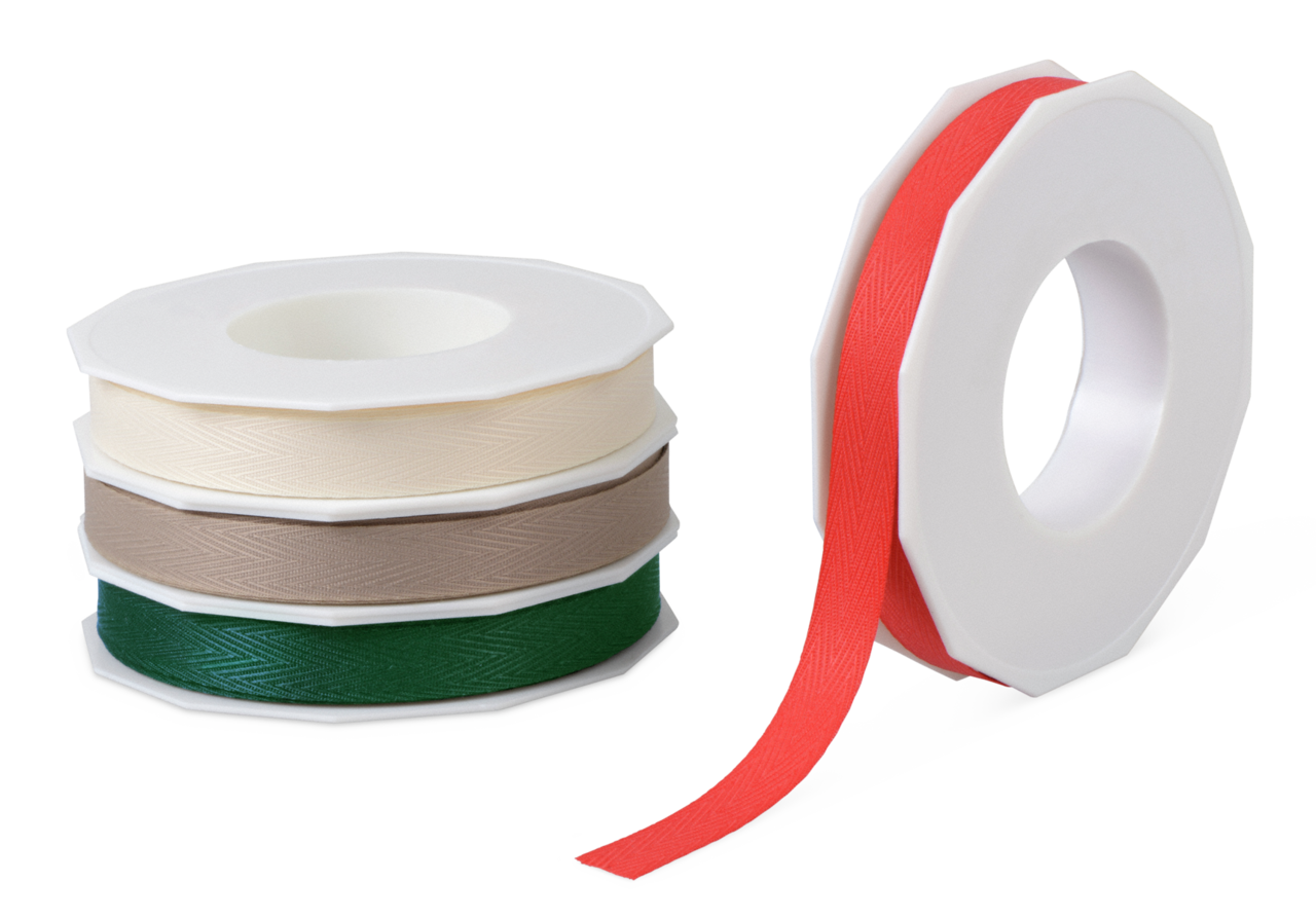 Geschenkband aus Recyclingmaterial 