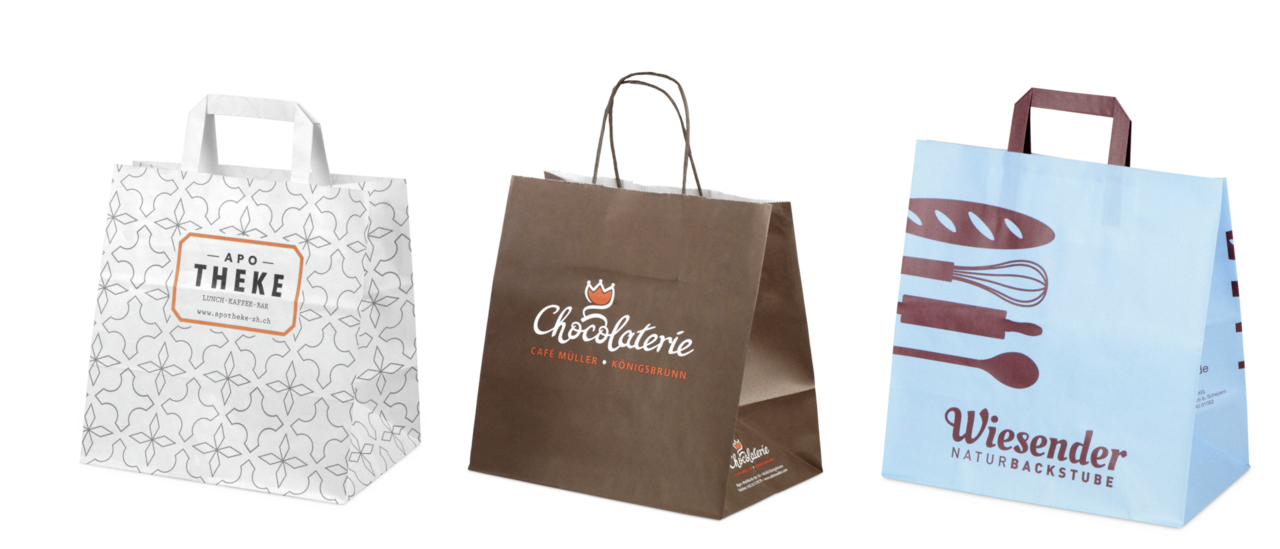 Nutzen Sie Ihre Tragetasche mit breitem Boden als Werbeträger! Sie erhalten diese bereits ab 5.000 Stück mit Ihrem Logo/Design bedruckt. Rufen Sie uns an, wir beraten Sie gerne!