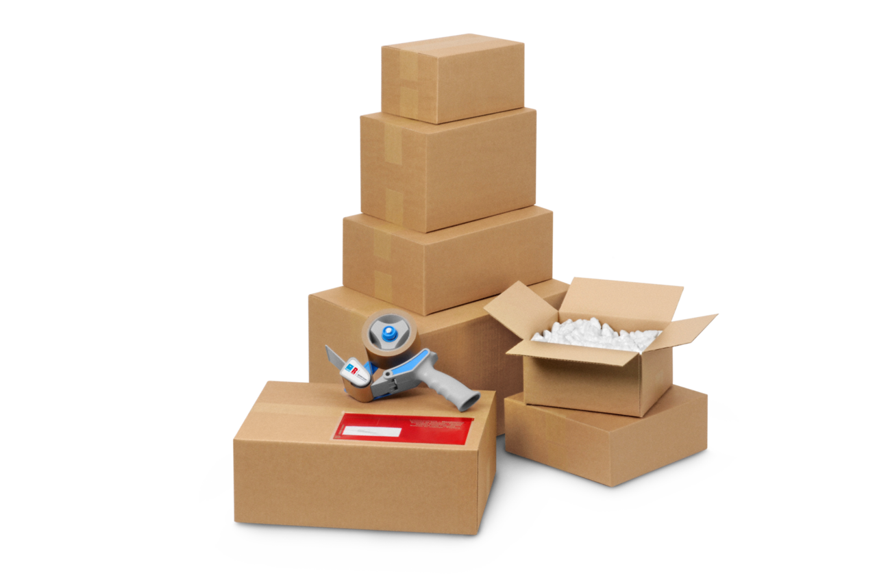 Faltkarton 1- & 2-wellig, braun, 600 - 699 mm