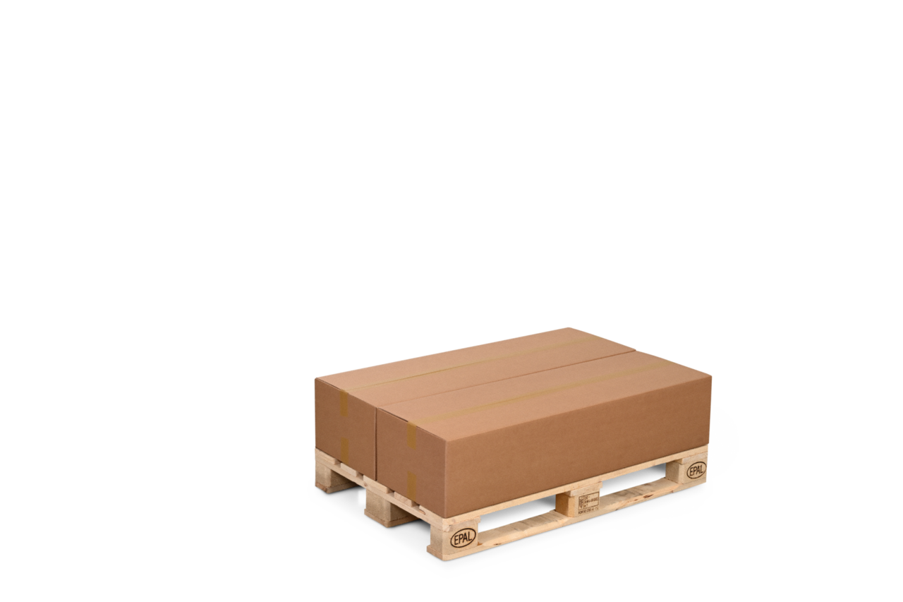 Paletten-Karton 1.200 x 400 mm – 1/2 Europaletten-Format  