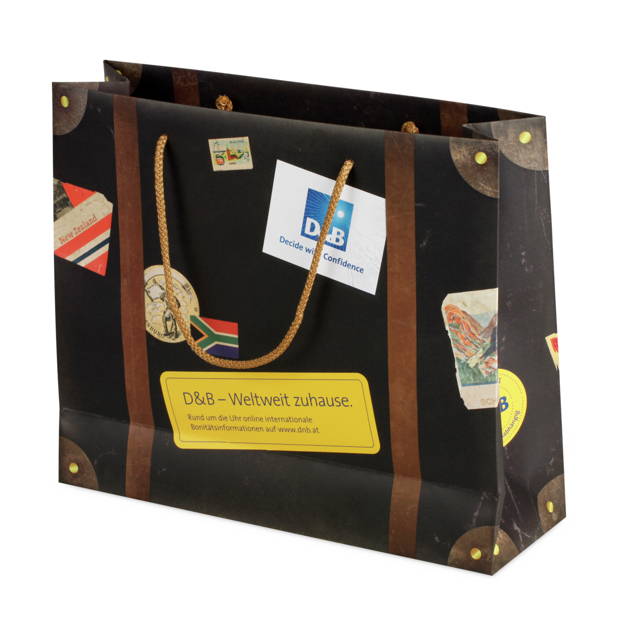 Papiertasche mit PP-Kordel bedrucken