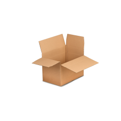 Automatikboden-Karton h&ouml;henvariabel  einwellig , 400&times;250&times;300/220 mm, NIVEAU-BOX