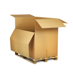 Palettenkarton 1200 x 800 mm mit Ladeklappe