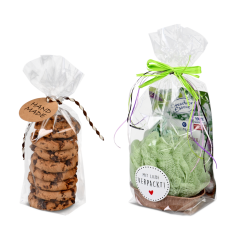 Kreuzbodenbeutel aus OPP