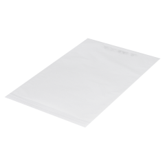 Flachbeutel aus Pergaminpapier, 400&times;600+40 mm, wei&szlig;, 35 g/m&sup2;; mit Selbstklebeverschluss 