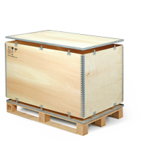 Paletten-Container aus Sperrholz