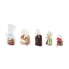 Blockbodenbeutel aus OPPA mit Aromaschutz