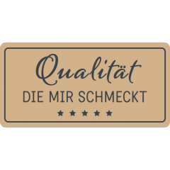 Motiv-Etikett, 45 &times; 90 mm, rechteckig, &laquo;Genuss&raquo;