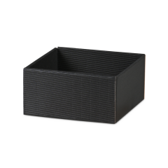 Boden zu Geschenkschachtel 250&times;250&times;120 mm, schwarz
