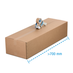 Faltkarton 1- & 2-wellig, braun, ab 700 mm
