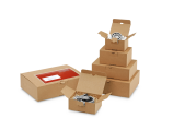 Blitzbodenkarton QUICK-BOX® mit Steckverschluss, braun